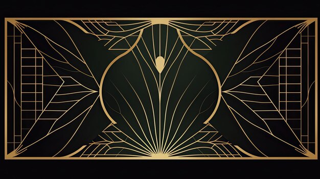 art deco background