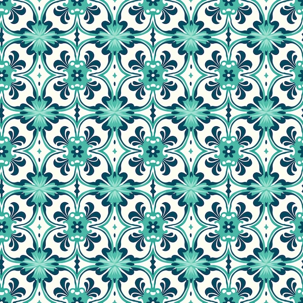 Art deco seamless geometric pattern arabesque azulejo Print for printing on fabric wrapping paper scrapbooking