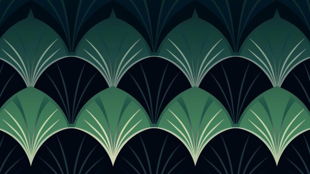 Photo art deco wallpaper