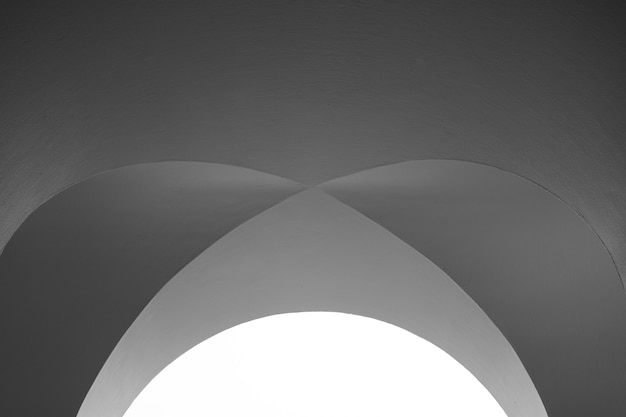 Art and design of architecture ceiling - modern curve pattern