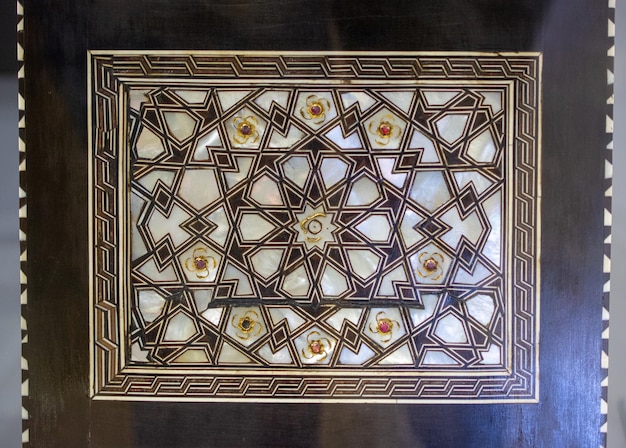 Art example of Mother of Pearl inlays