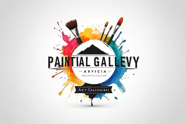 Photo art gallery logo