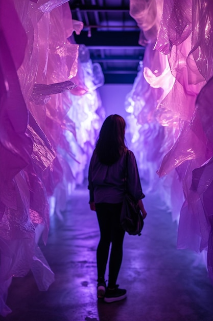 Foto un'installazione artistica dedicata alla giornata della donna