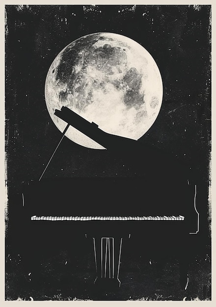 Foto art of music lovers strumenti con note musicali e illustrazioni di simboli