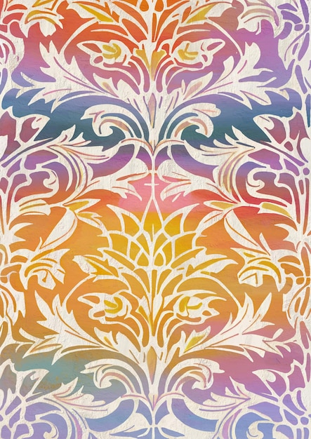 Art Nouveau Floral Background