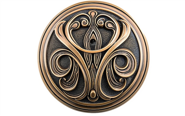 Art Nouveau Style Doorbell Button