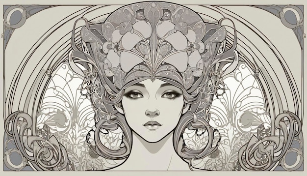 Photo art nouveau