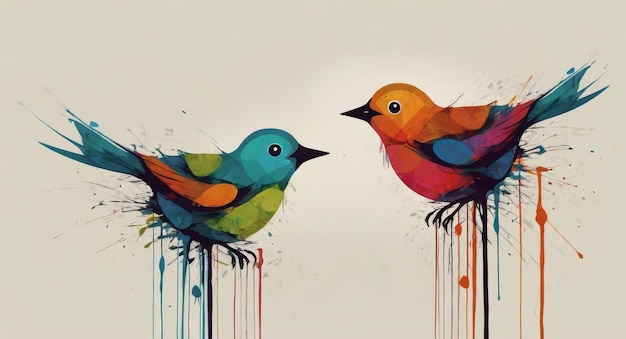 Art of Painting birds