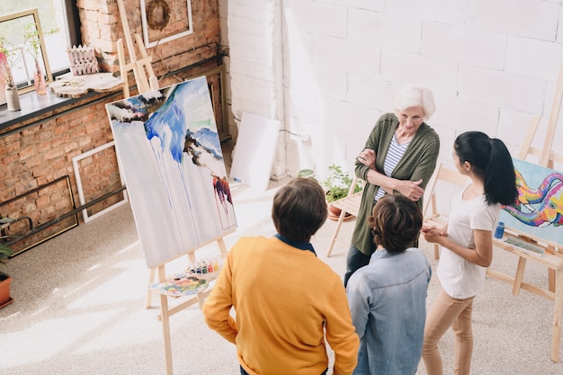 Foto presentazione d'arte