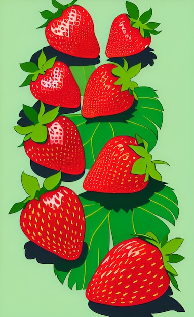 art strawberry