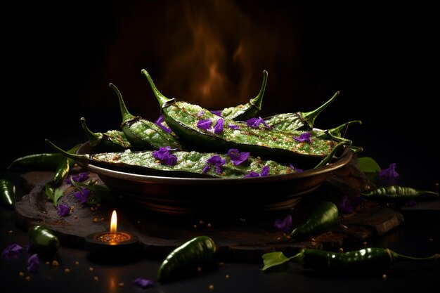 Photo the art of stuffed chiles