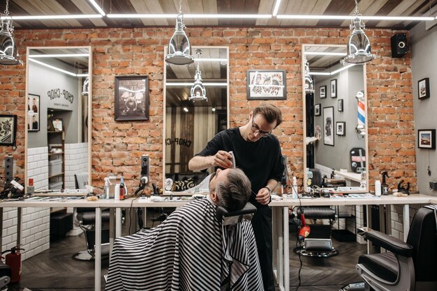 Premium Photo  Art of transformation barbers and their unique craft 