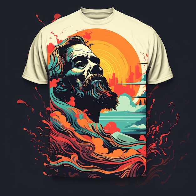 Art for trendy tshirt design with plain