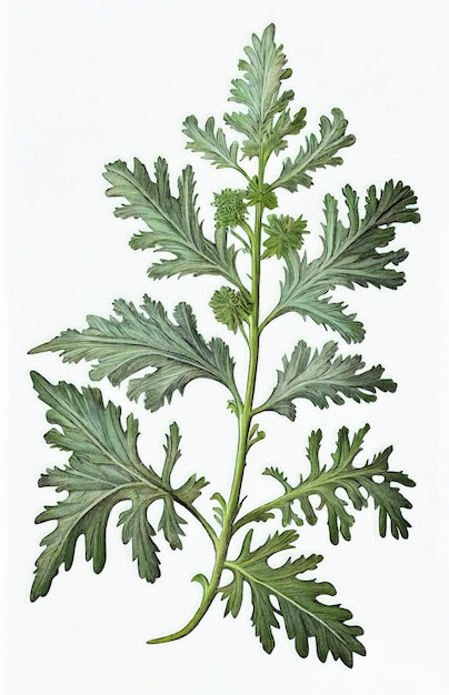 写真 artemisia absinthium 植物イラスト よもぎ よもぎ よもぎ 抽象的な生成 ai イラスト