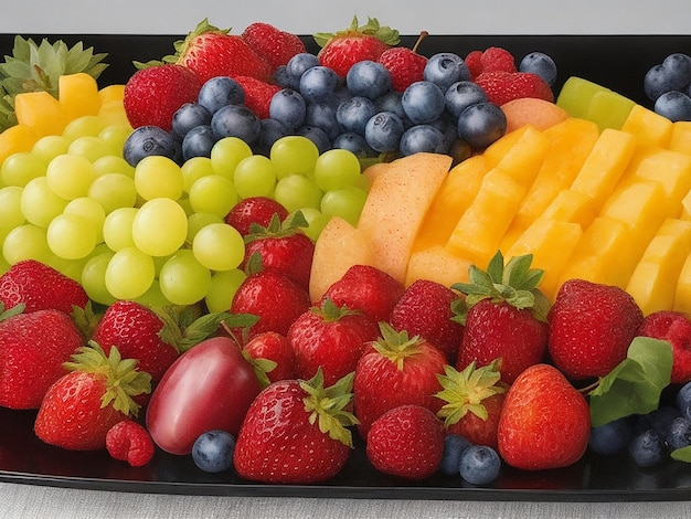 Artful Fruit Platter