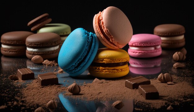 Artfully arranged macarons that are as delicious as they are beautiful