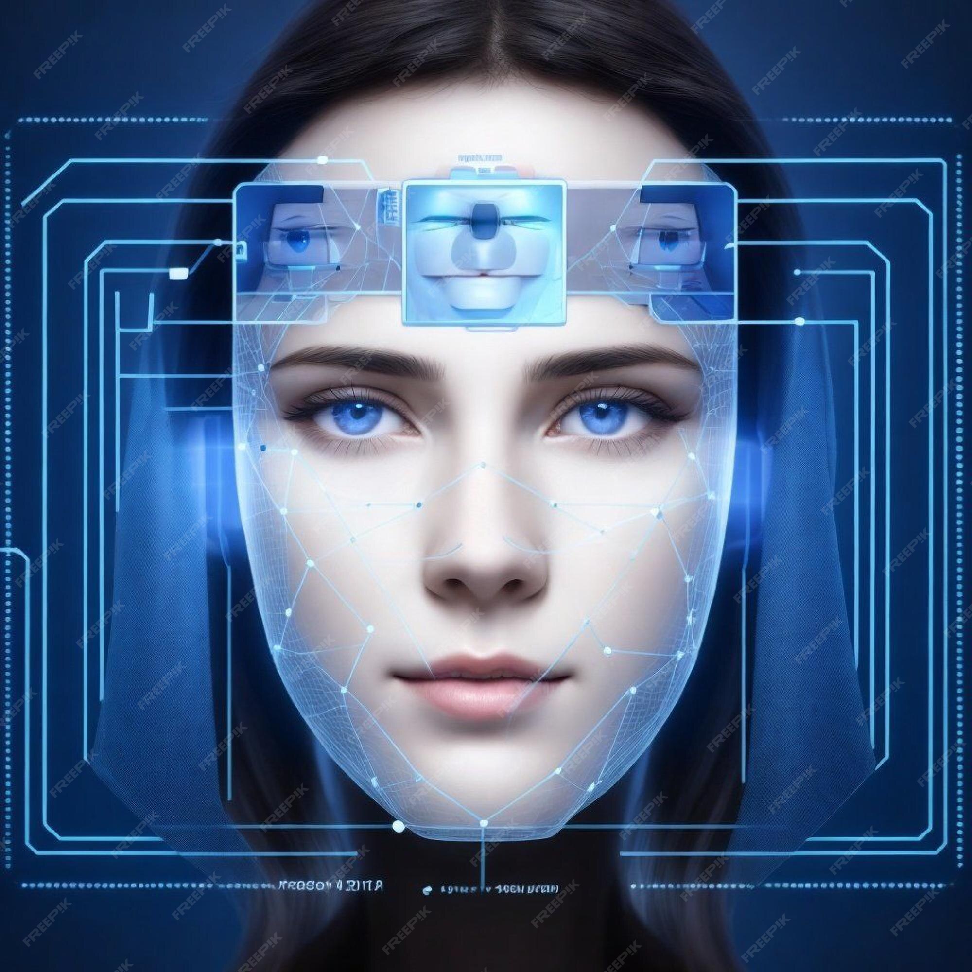 Artificial face recognition abstract technology Circuit Diagram