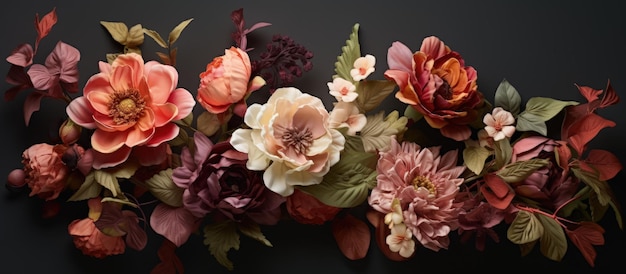 Artificial flower antique variety