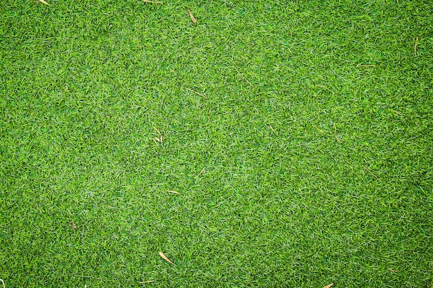 Artificial green grass texture with vintage filter 