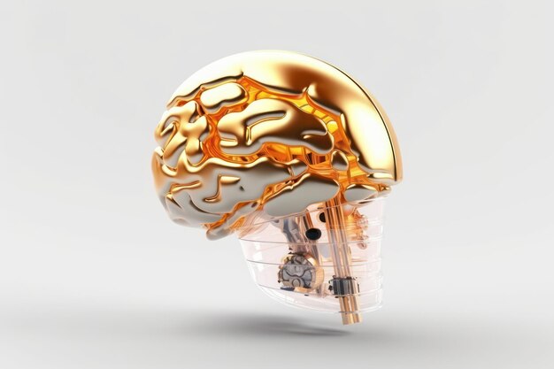 Artificial Intelligence Brain Smart Thinking Futuristic AI Technology Generative AI