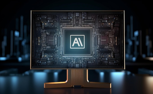 Photo artificial intelligence concept digital and technology background