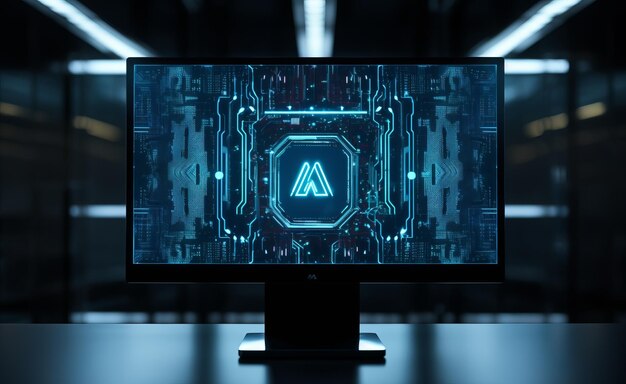 Photo artificial intelligence concept digital and technology background