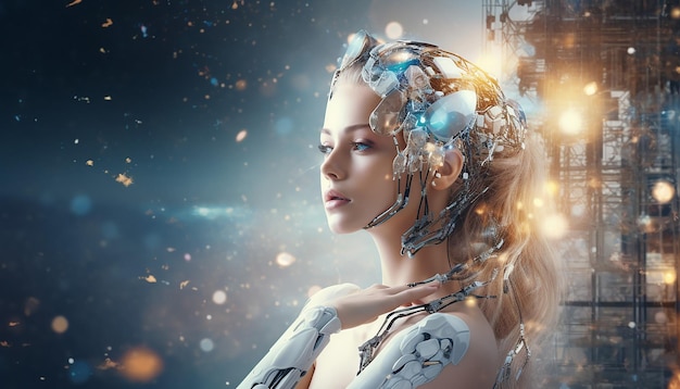 Artificial intelligence creating future gifts in a technological future that is already here