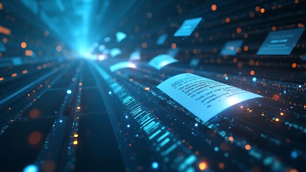 artificial intelligence in document analysis the role of artificial intelligence in document analysis with an image portraying machine learning algorithms extracting data from unstructured documents