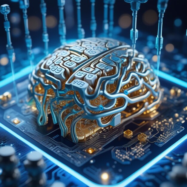 Artificial intelligence and the futuristic brain merging technology and humanity