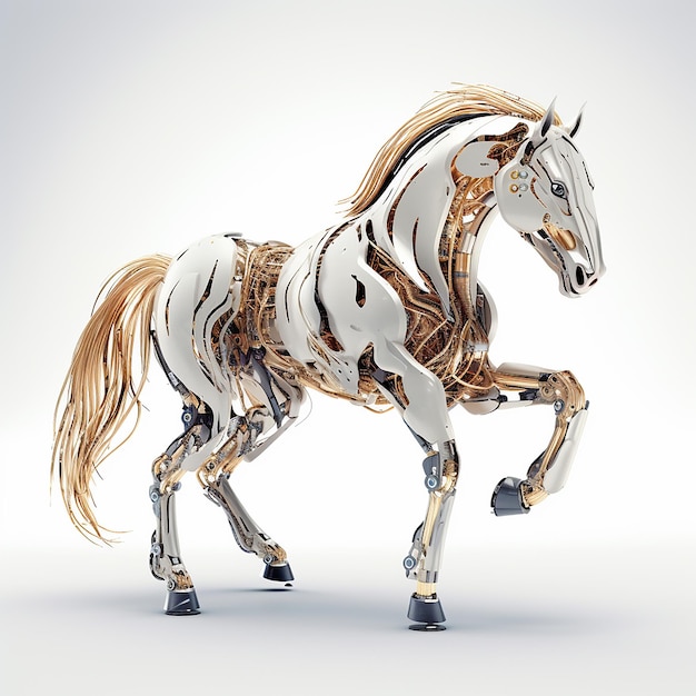 Photo artificial intelligence generated horse shape