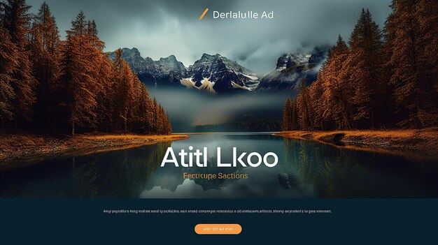 Artificial intelligence landing page Generative AI