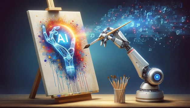 Artificial intelligence paints the picture Art of AI