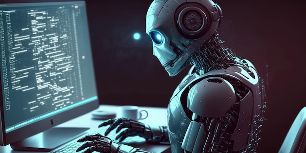 artificial intelligence robot using computer software for gpt binary coding