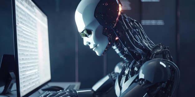 artificial intelligence robot using computer software for gpt binary coding