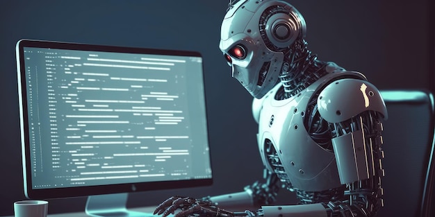 artificial intelligence robot using computer software for gpt binary coding