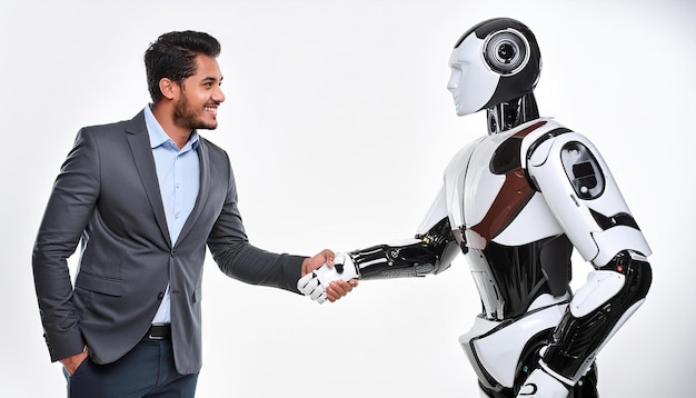 人工知能とロボット工学 未来的なビジネスシナリオを説明するのに最適です