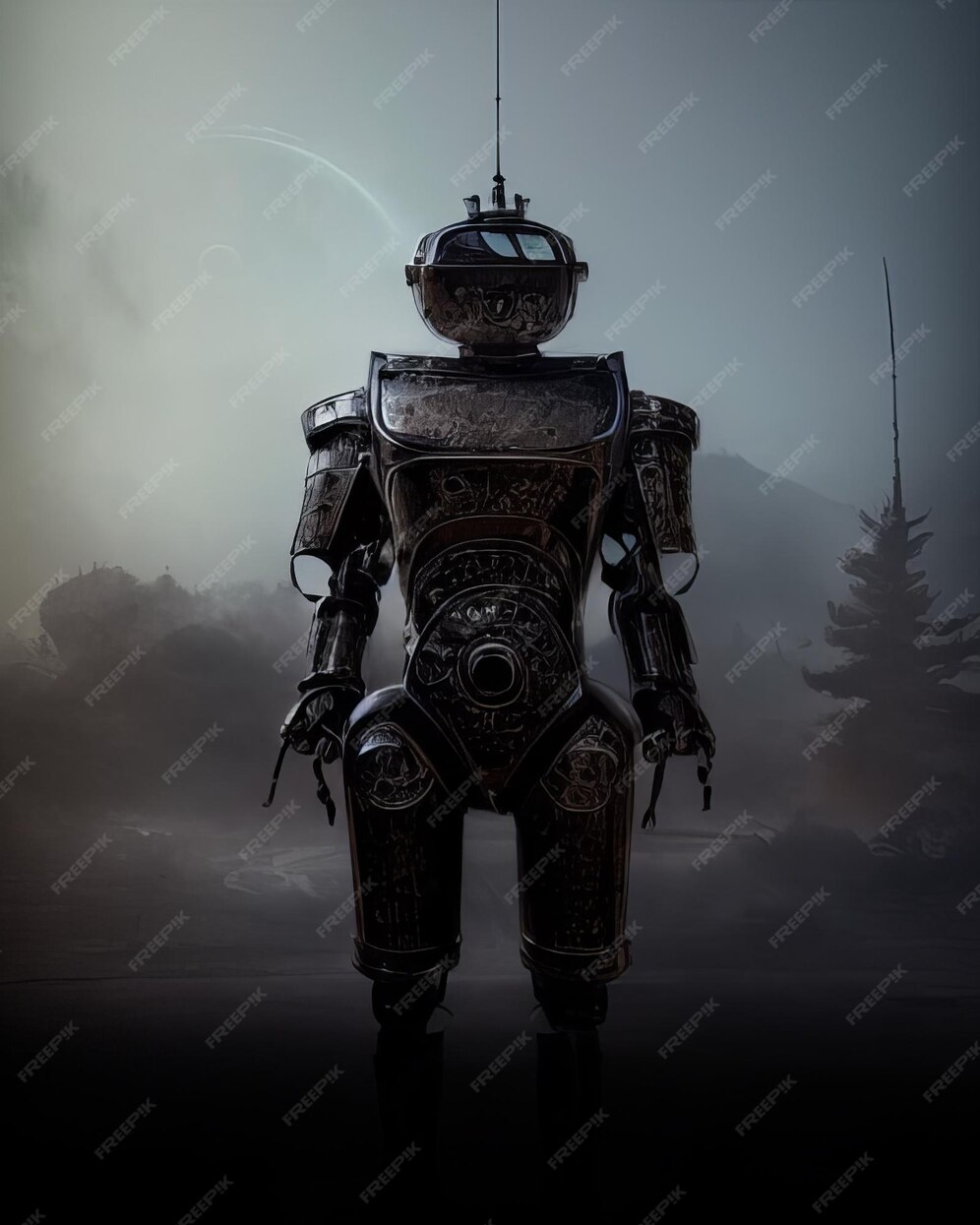 Premium AI Image Artificial intelligence Robots Futuristic