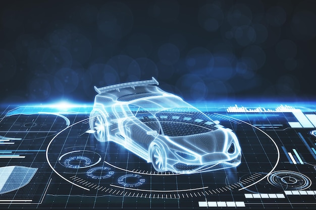 artificial intelligence transport and projection concept