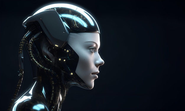 人工知能女性ロボット