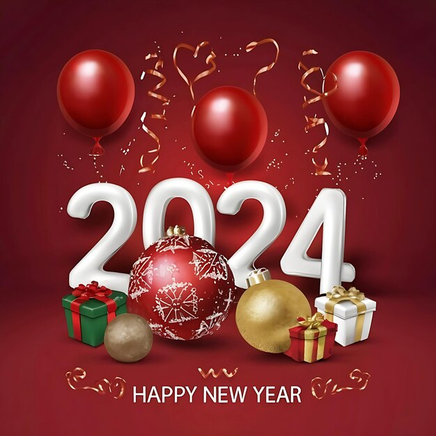 人工知能が生み出した現実的な2024年 新年明けましておめでとうございます