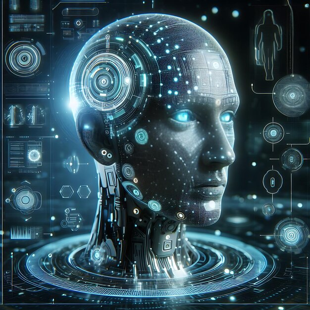 Artificial Intelligent illustration | Premium AI-generated image