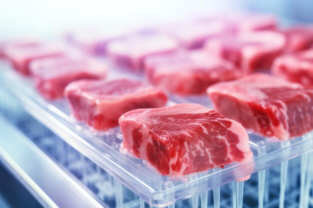 Artificial meat in laboratory Generative AI