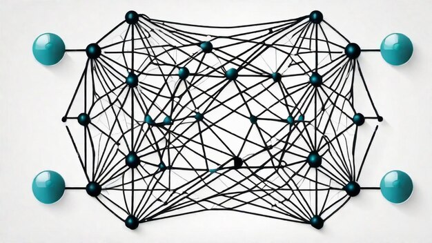 Foto struttura della rete neurale artificiale