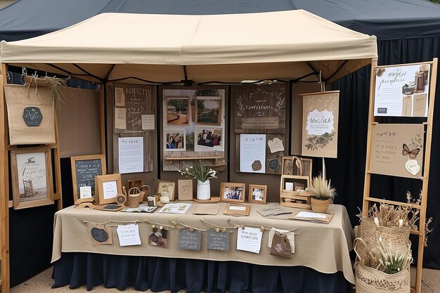 Photo artisan market booth display