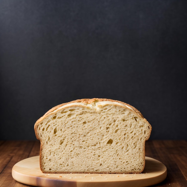 artisan white bread in the table