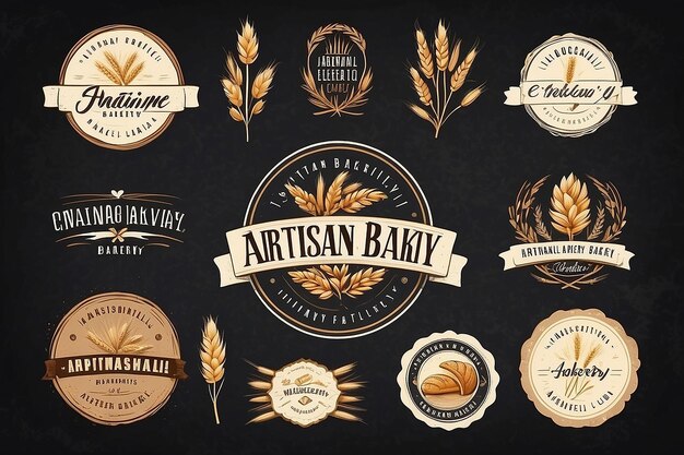 Photo artisanal bakery logo