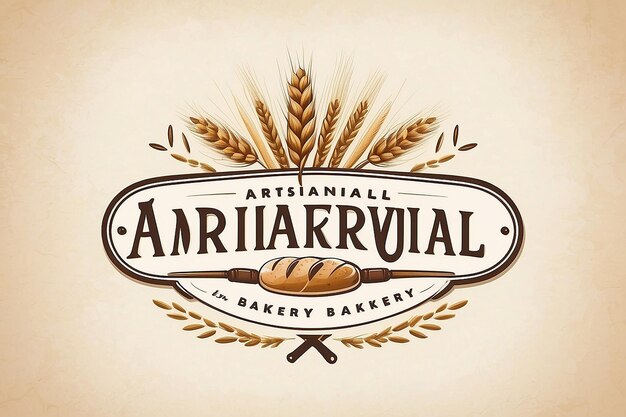 Photo artisanal bakery logo