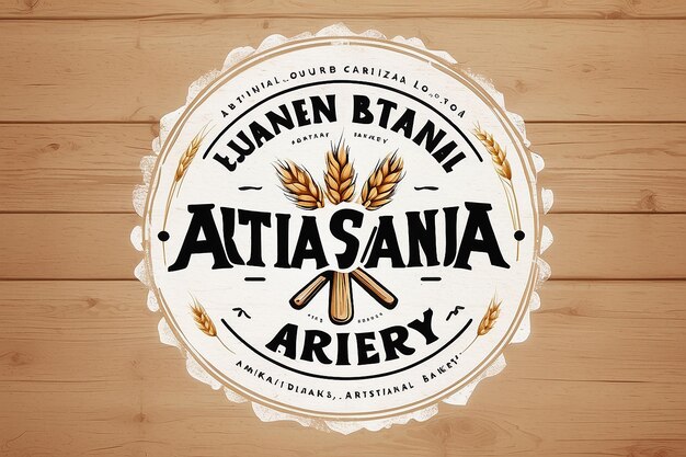 Photo artisanal bakery logo