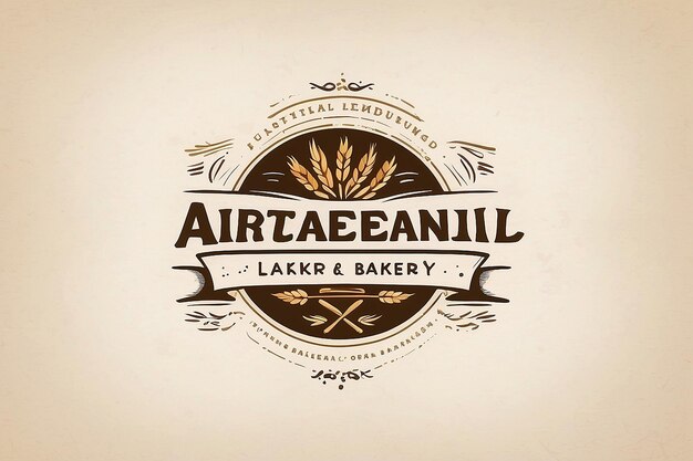 Photo artisanal bakery logo