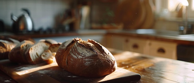 Photo artisanal bread cinematic freshness